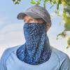 image:imageCoolibar UV Face Shield  UPF 50 Sun Protection  Crestone in Charcoal Heather