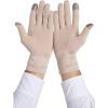 image:imageCoolibar Full Finger UV Sun Gloves  UPF 50 Sun Protection  GannettPale Khaki