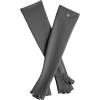 image:imageCoolibar Long Fingerless UV Sun Gloves  UPF 50 Sun Protection  PerpetuaCharcoal
