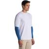 image:imageCoolibar Mens Sun Arm Sleeves  UPF 50 Sun Protection  NavagioBlue Dusk
