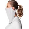 image:imageCoolibar UV Face Shield  UPF 50 Sun Protection  Crestone in Sleek Grey