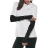 image:imageCoolibar Womens Performance Arm Sleeves  UPF 50 Sun Protection  BackspinBlack