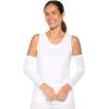 image:imageCoolibar Womens Sun Arm Sleeves  UPF 50 Sun Protection  NavagioDark Taupe