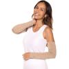 image:imageCoolibar Womens Sun Arm Sleeves  UPF 50 Sun Protection  NavagioDark Taupe
