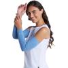 image:imageCoolibar Womens Sun Arm Sleeves  UPF 50 Sun Protection  NavagioLight Blue Heather