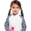 image:imageGirls Baby Swim Rash Guard Set  UPF 50 Sun Protection  AlanaNavy Gulf Stream Stripe