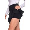 image:imageHigh Short Golf Skort  UPF 50 Sun Protection  PinBlack