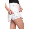 image:imageHigh Short Golf Skort  UPF 50 Sun Protection  PinWhite