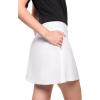 image:imageHigh Short Golf Skort  UPF 50 Sun Protection  PinWhite