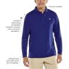 image:imageMens Erodym Long Sleeve Golf Polo UPF 50White
