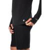 image:imageMens Golf Long Sleeve Polo  UPF 50 Sun Protection  ArobelloBlack Diamond Jacquard
