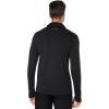image:imageMens Golf Long Sleeve Polo  UPF 50 Sun Protection  ArobelloBlack Diamond Jacquard