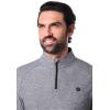 image:imageMens Performance Pullover  UPF 50 Sun Protection  AgilityCharcoal Heather