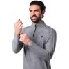 image:imageMens Performance Pullover  UPF 50 Sun Protection  AgilityCharcoal Heather