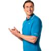 image:imageMens Short Sleeve Sports Polo  UPF 50 Sun Protection  ErodymBluejay