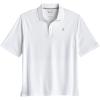 image:imageMens Short Sleeve Sports Polo  UPF 50 Sun Protection  ErodymWhite