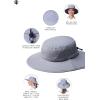 image:imagePerformance Golf Hat with Wide Brim  UPF 50 Sun Protection  Fore GolfSteel Grey