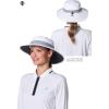 image:imagePerformance Golf Hat with Wide Brim  UPF 50 Sun Protection  Fore GolfWhiteSteel Grey