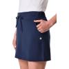 image:imageTravel Skort with Builtin Shorts amp Drawstring  UPF 50 Sun Protection  MendocinoNavy