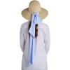 image:imageWomens Fashion Hat with Scarf  UPF 50 Sun Protection  StellaNaturalIsla BonitaPeriwinkle Plus Scarf