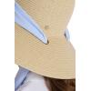 image:imageWomens Fashion Hat with Scarf  UPF 50 Sun Protection  StellaNaturalIsla BonitaPeriwinkle Plus Scarf