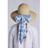 image:imageWomens Fashion Hat with Scarf  UPF 50 Sun Protection  StellaNaturalIsla BonitaPeriwinkle Plus Scarf