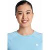 image:imageWomens Fitness Long Sleeve TShirt  UPF 50 Sun Protection  DeviArctic Blue