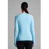 image:imageWomens Fitness Long Sleeve TShirt  UPF 50 Sun Protection  DeviArctic Blue
