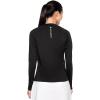 image:imageWomens Fitness Long Sleeve TShirt  UPF 50 Sun Protection  DeviBlack