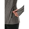 image:imageWomens Fitness Long Sleeve TShirt  UPF 50 Sun Protection  DeviCharcoal Heather