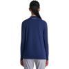 image:imageWomens Golf QuarterZip  UPF 50 Sun Protection  ArabellaNavy Diamond Jacquard