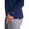 image:imageWomens Golf QuarterZip  UPF 50 Sun Protection  ArabellaNavy Diamond Jacquard
