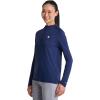 image:imageWomens Golf QuarterZip  UPF 50 Sun Protection  ArabellaNavy Diamond Jacquard