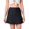 image:imageWomens HighWaist Swim Skort  UPF 50 Sun Protection  SandbarBlack
