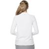 image:imageWomens Long Sleeve Golf Top with Mock Neck  UPF 50 Sun Protection  AlbatrossWhite Diamond Jacquard