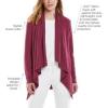 image:imageWomens Long Sleeve Sun Wrap  UPF 50 Sun Protection  MarietasGrey