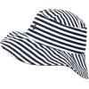 image:imageWomens Reversible Hat  UPF 50 Sun Protection  ArielWhiteNavy Stripe