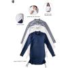 image:imageWomens Ruche Long Sleeve Swim Shirt  UPF 50 Sun Protection  LawaiWhite