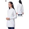 image:imageWomens Ruche Long Sleeve Swim Shirt  UPF 50 Sun Protection  LawaiWhite