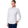 image:imageWomens Travel Long Sleeve Shirt  UPF 50 Sun Protection  MylittaWhite