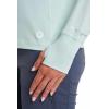 image:imageWomens Vented Fishing TShirt  UPF 50 Sun Protection  ParosMisty Aqua