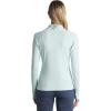image:imageWomens Vented Fishing TShirt  UPF 50 Sun Protection  ParosMisty Aqua