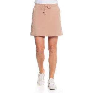 image:imageTravel Skort with Builtin Shorts amp Drawstring  UPF 50 Sun Protection  MendocinoBiege