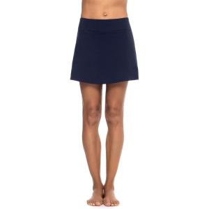 image:imageWomens HighWaist Swim Skort  UPF 50 Sun Protection  SandbarNavy