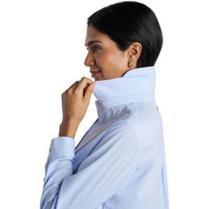 image:imageWomens Long Sleeve Shirt  UPF 50 Sun Protection  RhodesPeriwinkle