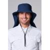 image:imageSun Hat with Neck Drape amp ClipOn Face Mask  UPF 50 Sun Protection  Stevie UltraNavy