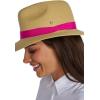 image:imageUnisex Panama Style Fedora  UPF 50 Sun Protection  PeytonFuchsia