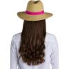 image:imageUnisex Panama Style Fedora  UPF 50 Sun Protection  PeytonFuchsia