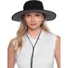 image:imageWide Brim Hiking Hat  UPF 50 Sun Protection  LeoBlack