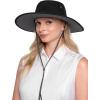 image:imageWide Brim Hiking Hat  UPF 50 Sun Protection  LeoBlack